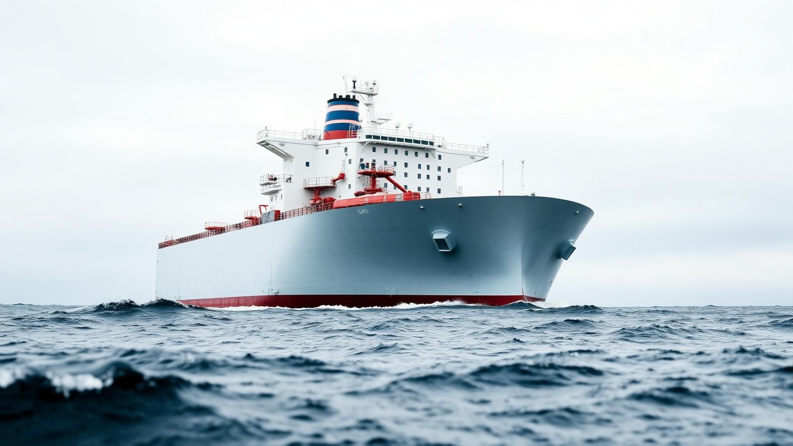 Small-scale liquefied natural gas storage tanks and processing infrastructure under daylight.